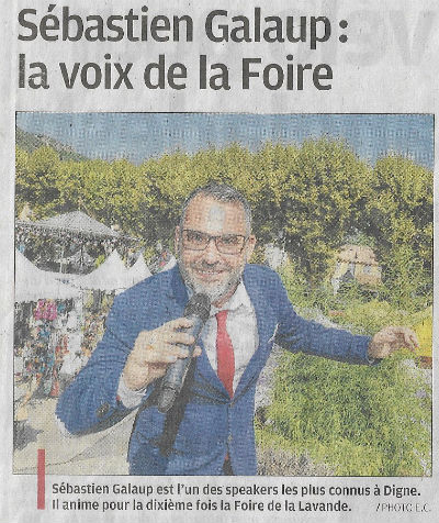 Article-journal-compétence animateur-Sébastien Galaup-micro-foire
