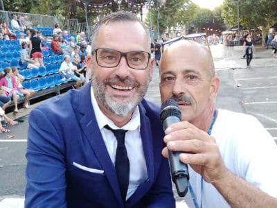 Sébastien Galaup-animateur événementiel-Corso Digne 2018-lavande-spectateur