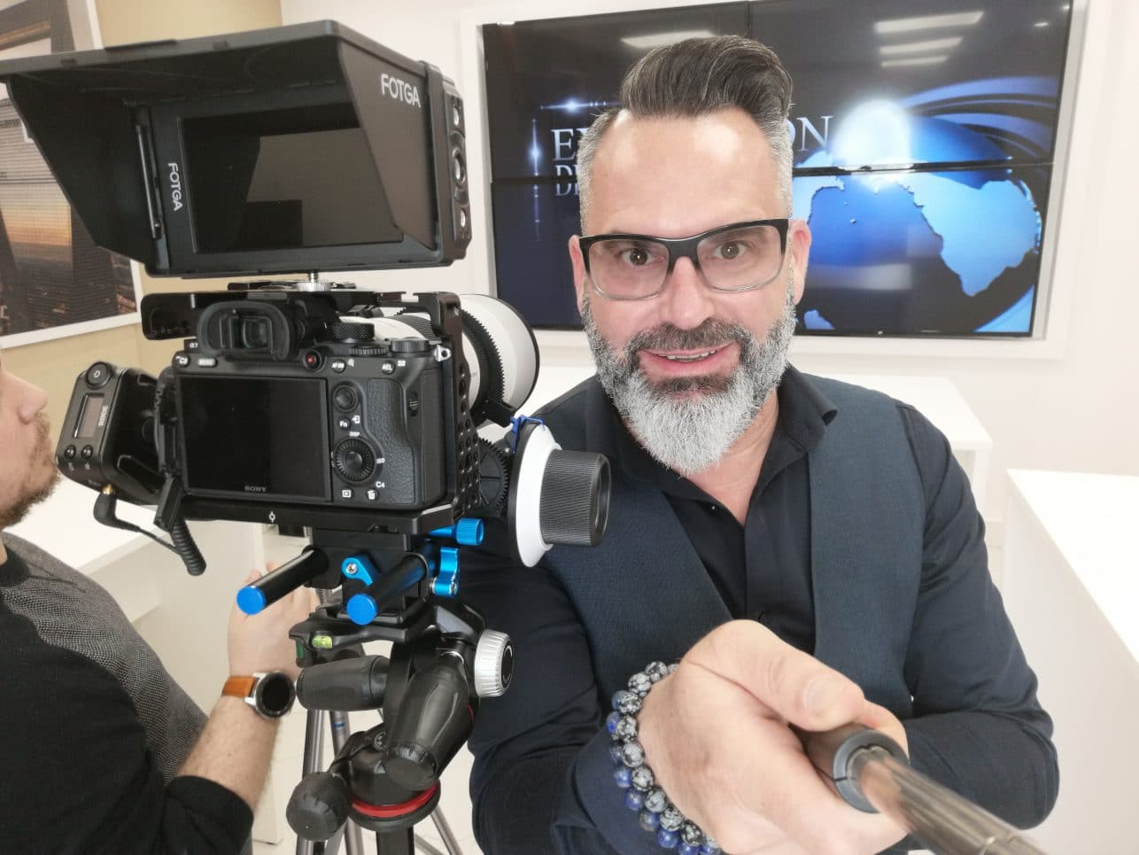 web TV-présentation-tournage