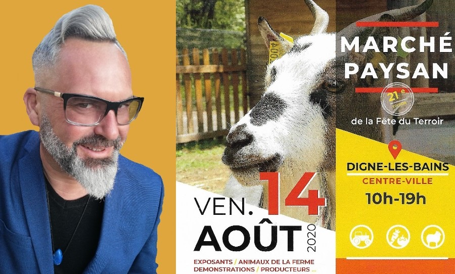 Digne-Sébastien Galaup-animations estivales animateur micro-marché paysan-journées lavande