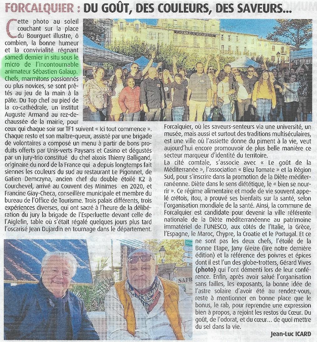 animateur micro-cuisine-Top chef