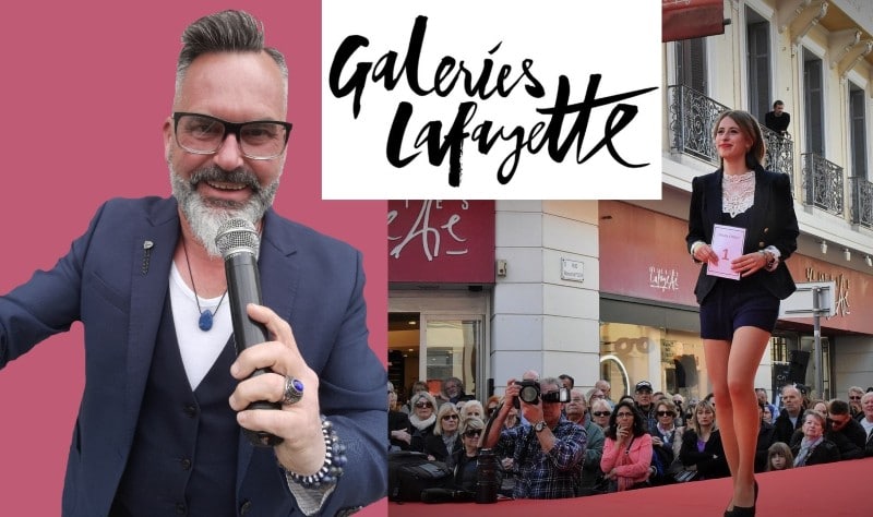 animation commerciale-Galeries Lafayette-défilé de mode