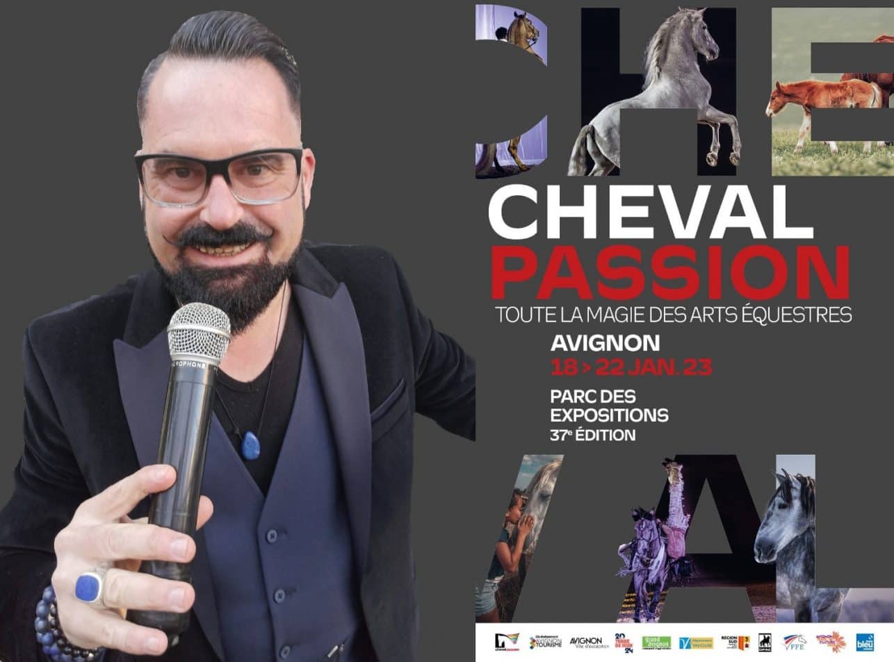 Sébastien Galaup animateur de Cheval Passion 2023 Sébastien Galaup-animateur-Cheval Passion 2023