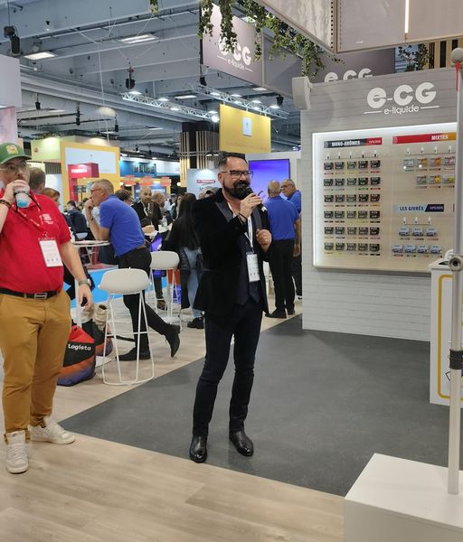 Sébastien Galaup-animateur-Salon Losange-buralistes-Paris Porte de Versailles-2023